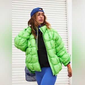 Free People Scrunchy Glossy Packable Pippa Puffer Jacket